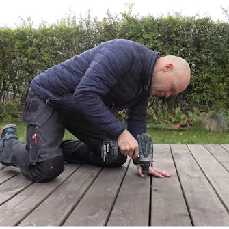 Terrasseskruerne arbejder sig op: Find den rigtige skruebit Terrasseskruerne arbejder sig op: Find den rigtige skruebit